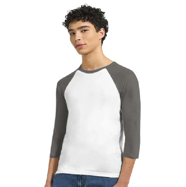 Unisex 3/4 sleeve Raglan T-shirt
