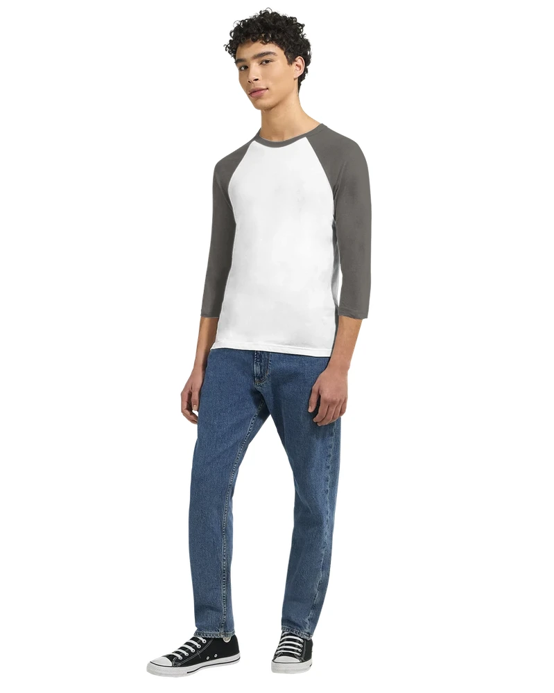 Unisex 3/4 sleeve Raglan T-shirt